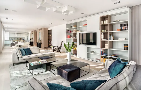 Design, style, interior, piano, kitchen, living room, dining room, by KNOF Design
