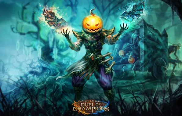 Card, pumpkin, Might &amp; Magic: Duel of Champions