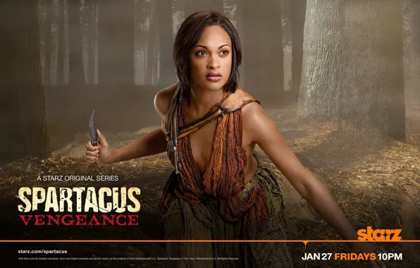 Picture Spartacus, Vengance, Cynthia Addai-Robinson, Nevia