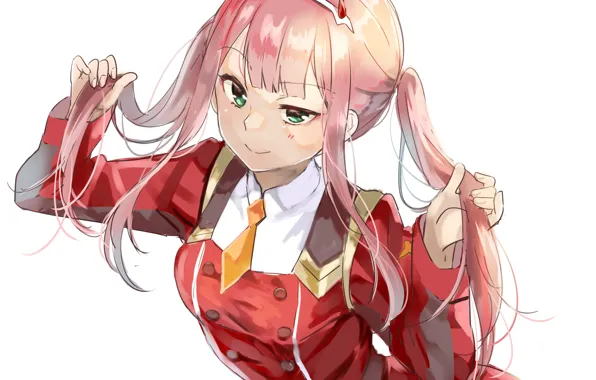 Girl, tails, 002, Darling In The Frankxx, Cute in France, Zero Two