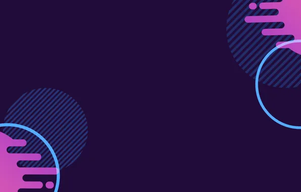 Purple, circles, flat, minimalism, hatch, Sarmatia