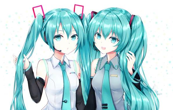 Girls, Hatsune Miku, Vocaloid, Vocaloid, Hatsune Miku