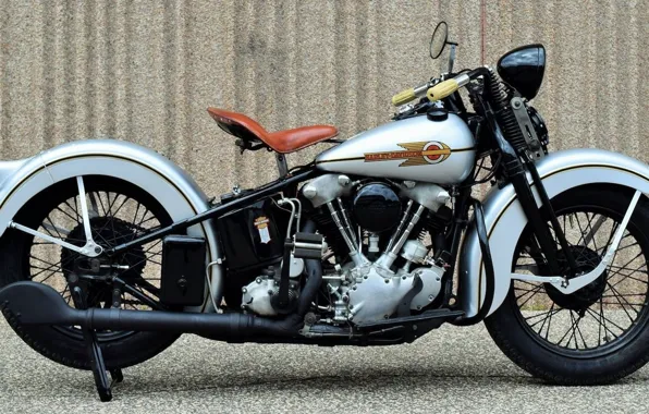 Picture bike, usa, engine, 1938 HARLEY DAVIDSON 1200 cc