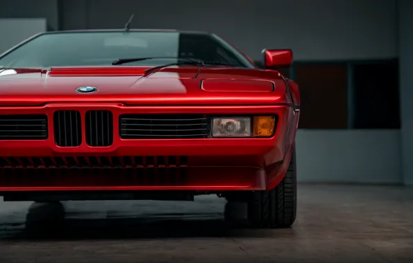 Picture BMW, close-up, front, BMW M1, E26, M1