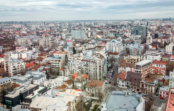 Home, Panorama, Building, Romania, Panorama, Romania, Bucharest, Bucharest