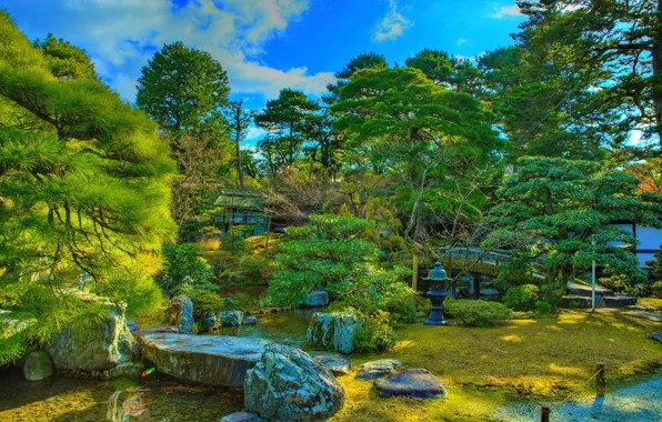 Park, photo, Japan, Japan, Kyoto, Imperial Palace gardens