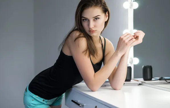 Picture look, face, hair, figure, Anastasia, cutie