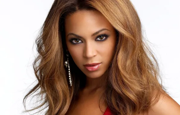 Brunette, Beyonce, Background, Look, Singer, Makeup, Earrings