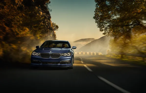 Road, speed, BMW, xDrive, Alpina, 2017