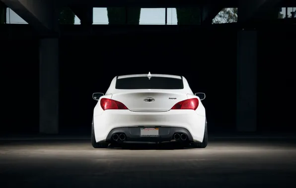 Auto, Tuning, Machine, Garage, Hyundai, Coupe, Back, Genesis
