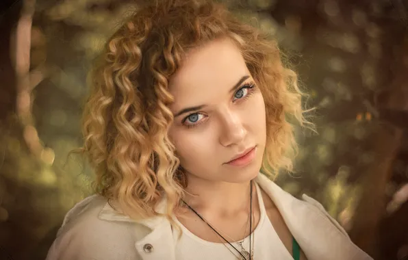 Tenderness, curls, the beauty, curls, Semagin Artem