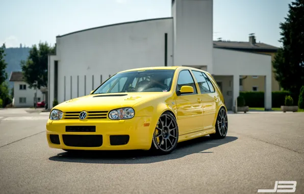 Volkswagen, turbo, wheels, Golf, golf, tuning, front, gti