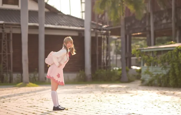 Picture smile, dress, Asian, Golf