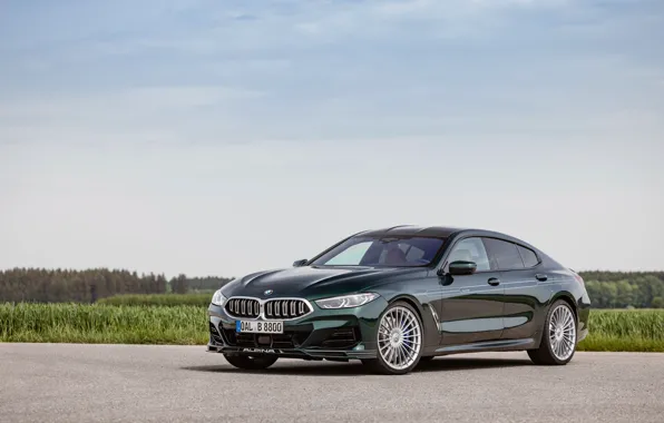 BMW, Green, Front, Side, Alpina, 2022, G16, Alpina B8