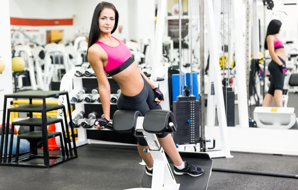 Look, fitness, gym, exercise machine