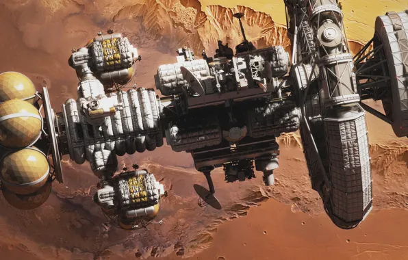 Space, surface, planet, camera, Kronos at Mars II