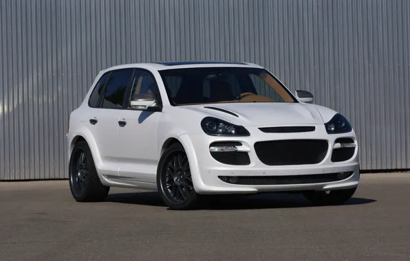 Porsche Cayenne, Gemballa, Design, White, Tuning