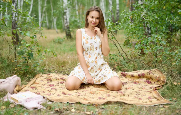Forest, trees, model, brunette, gorgeous, photoshoot, posing, pretty face