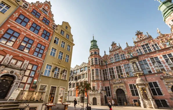 Picture building, home, Poland, architecture, Poland, Gdansk, Gdansk, Great Arsenal