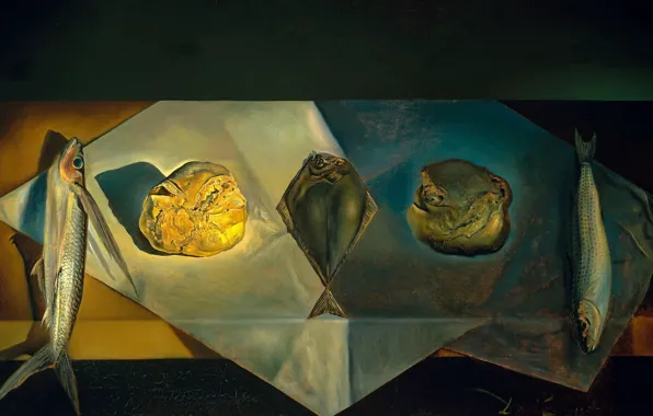 Picture surrealism, picture, Salvador Dali, Salvador Dali, Eucharistic Still Life
