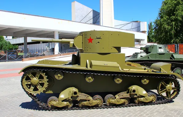 Tanks, T-26, Volgograd, T-60, Museum-panorama of the Battle of Stalingrad