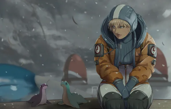 Game art, apex legends, Wattson, apex, Wattson