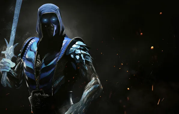 Fire, flame, sword, ice, game, Mortal Kombat, crossover, ken