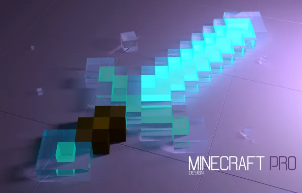 Minecraft, Minecraft Wallpaper, Sword in minecraft