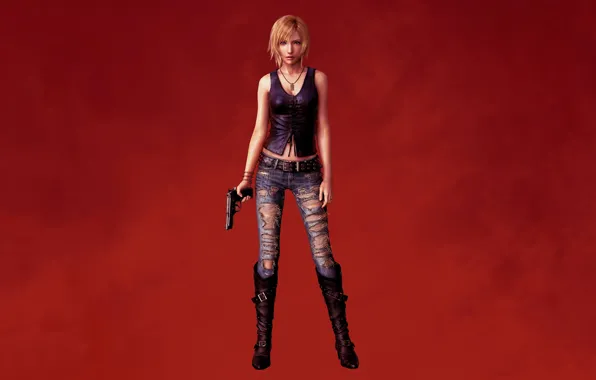 Picture fantasy, game, painting, Aya Brea, Parasite Eve:3rd birthday