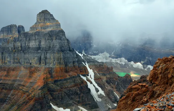 Landscape, mountains, nature