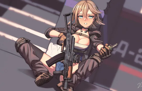 Anime, AKS-74U, AKS-74U, AK, Escape from Tarkov, AK, EFT, AKSU