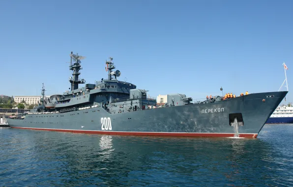 Ship, sea, military, training, Perekop