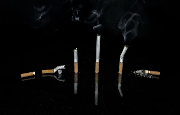 Picture background, smoke, cigarette