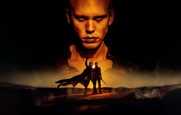 Fiction, poster, Sands, Austin Butler, Zendaya, Sendee, Austin Butler, Timothy Salame