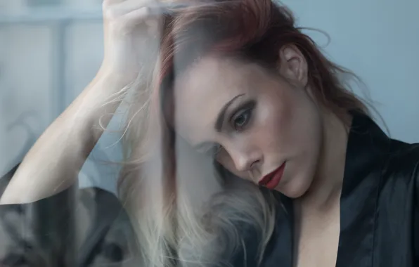 Picture face, background, model, hair, lipstick, Miri