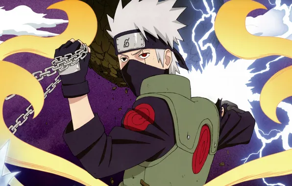 Mask, naruto, Kakashi Hatake