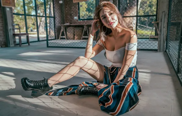 Picture summer, style, face, legs, model