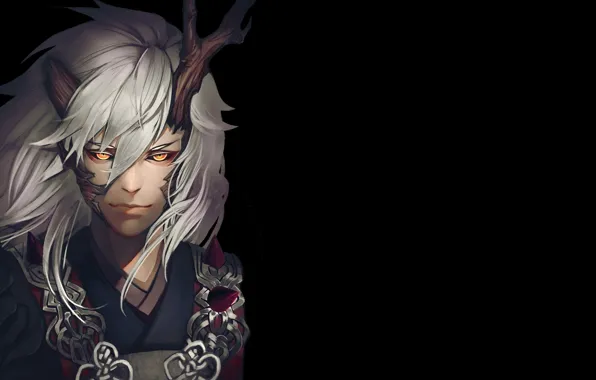 Look, the demon, horns, guy, Onmyouji, Onmyouji (NetEase), Ibarakidouji, Pixiv Id 5423597