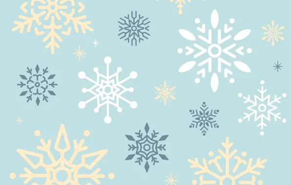 Snowflakes, background, blue, vector, texture, design, background