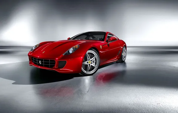 Red, Ferrari, sports car, Fiorano