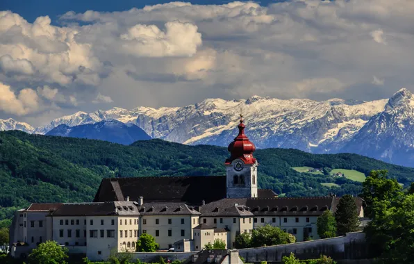 Picture mountains, the monastery, Abbey