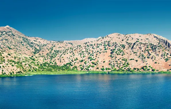 Picture mountains, nature, lake, Greece, Nature, mountains, lake, Greece