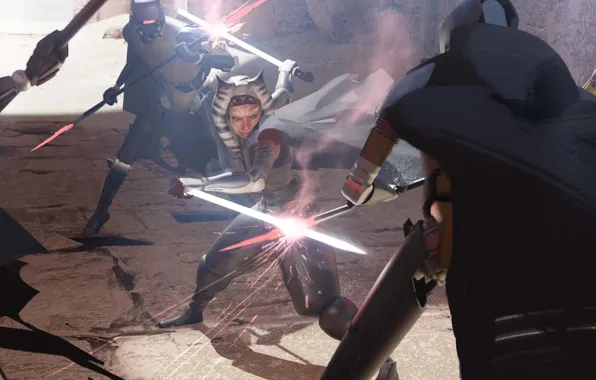 The film, Star wars, the series, concept art, Jedi, Ahsoka, Ahsoka, by Jama Jurabaev