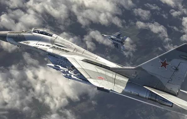 Picture The MiG-29, multi-role fighter of the fourth generation, Fulcrum, OKB MiG