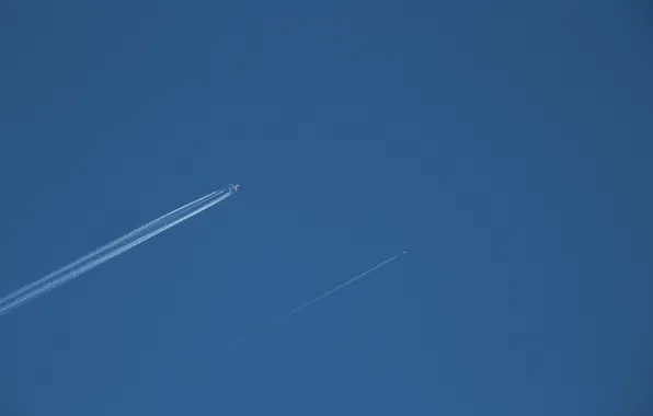 Picture the sky, minimalism, aircraft