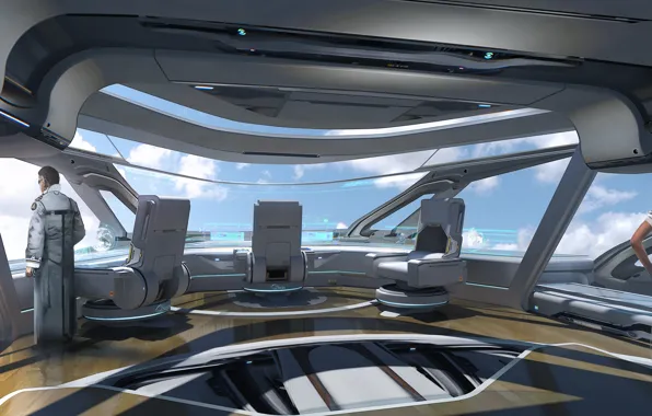 Concept, Star Citizen, cockpit, V02 High NF, stapship