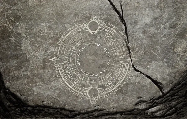 Cracked, grey, background, pattern, stone, art, writing
