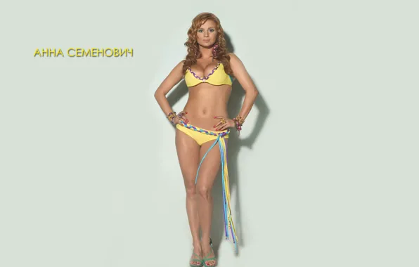 Actress, singer, bikini, Anna Semenovich