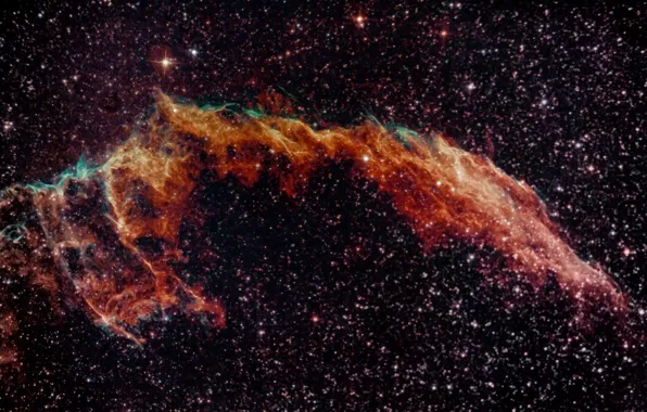 Picture The Veil Nebula, in the constellation, Swan, Eastern Veil Nebula