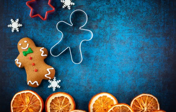 Picture background, holiday, new year, orange, cookies, Christmas, ginger, Svetlana Kolpakova